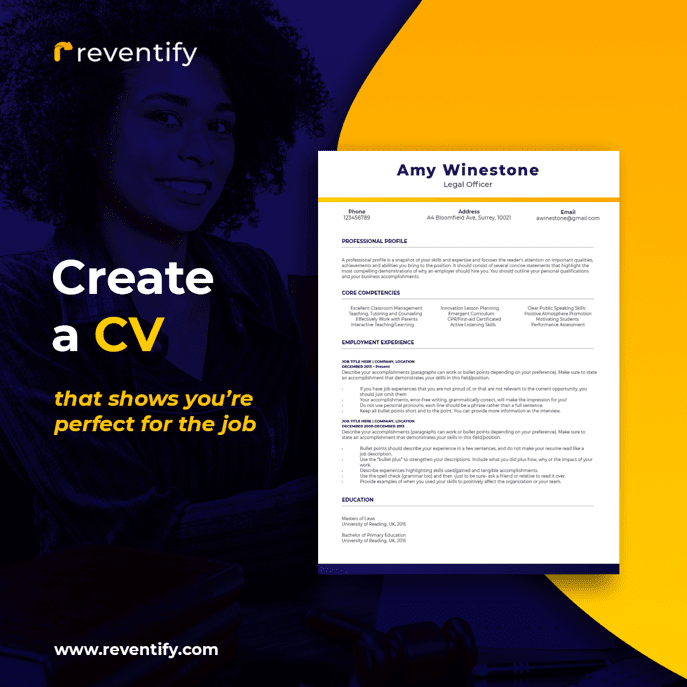 Reventify Leverages Technology To Create The Perfect CV In 10 Minutes