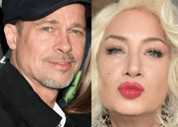 Brad Pitt & Cortney Page is the Blonde Story