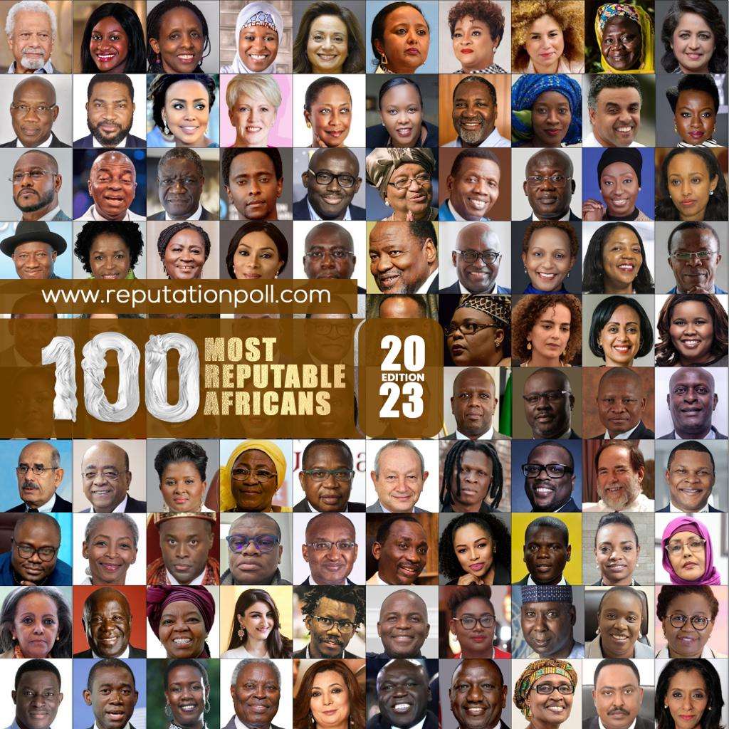 100 Most Reputable Africans' 2023 List