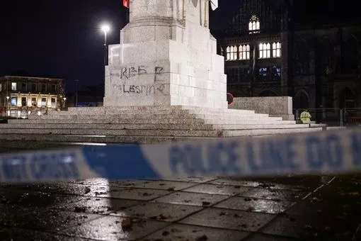Rochdale Cenotaph: Two charged with ‘racially aggravated criminal damage’ after war memorial defaced