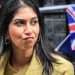 Suella Braverman disowned by Rishi Sunak after claiming police ‘play favourites’ with left-wing protesters