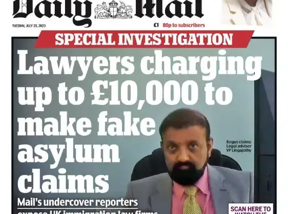 IPSO backs Daily Mail undercover reporting which exposed fake asylum claims