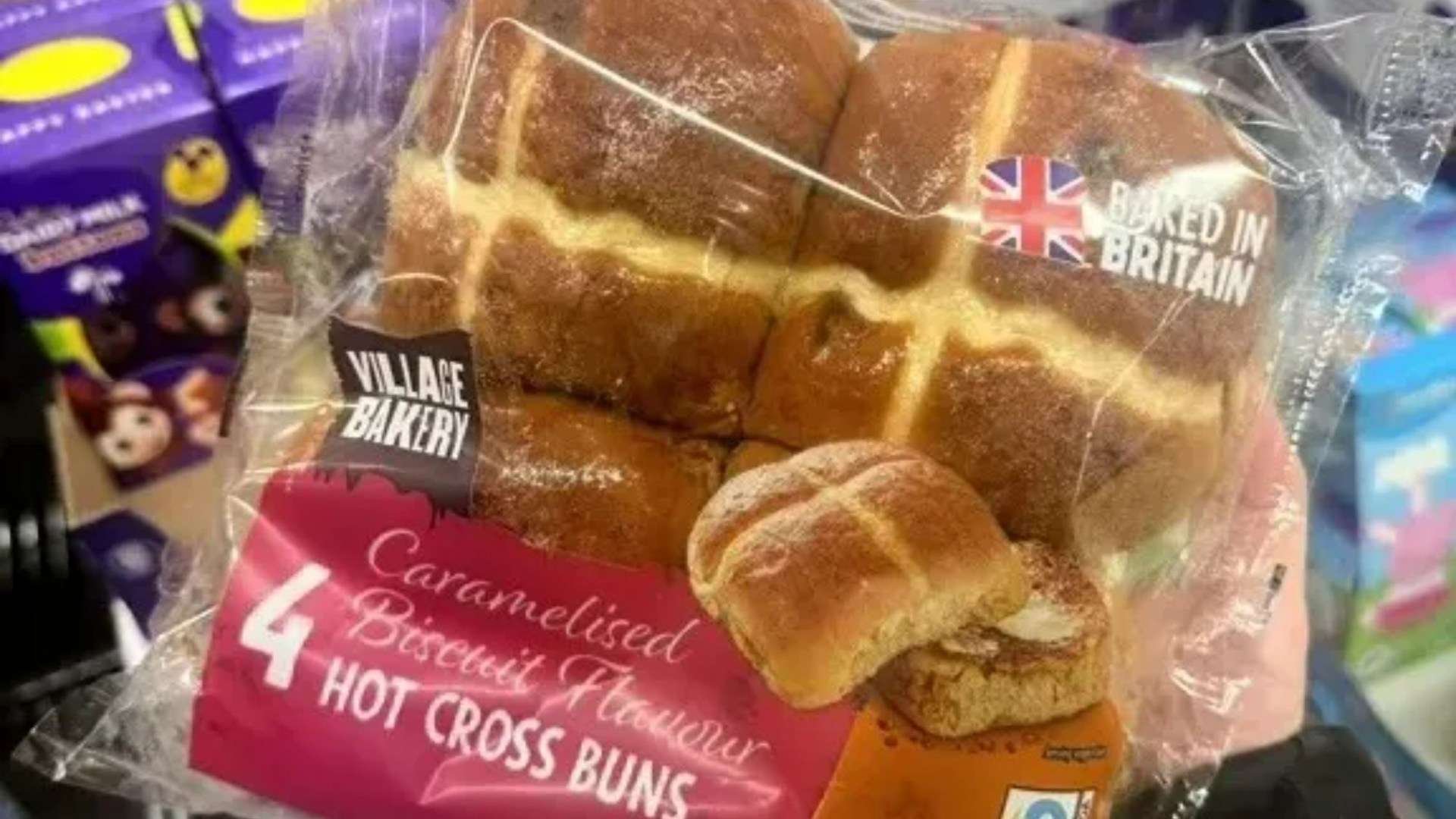 Food fans are running to Aldi desperate to nab the four new flavours of hot cross buns ahead of Easter
