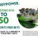 Get up to £50 back as free bets if any of your first 5 horse racing bets lose with Paddy Power offer
