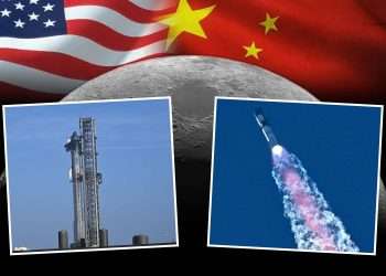 Elon Musk’s SpaceX to blast ‘most powerful rocket ever built’ into space TODAY as US battles China for the moon