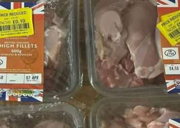 ‘Never get prices this low’ shoppers beam as they rush to popular supermarket for meat that’s been slashed to just 10p