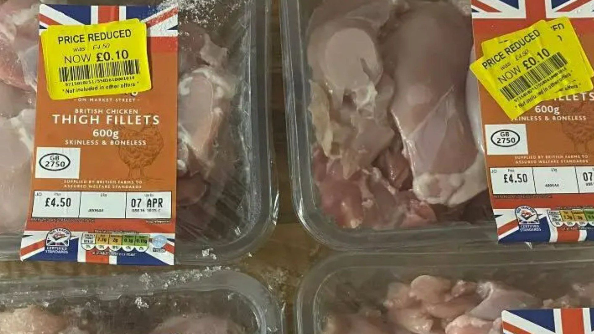‘Never get prices this low’ shoppers beam as they rush to popular supermarket for meat that’s been slashed to just 10p