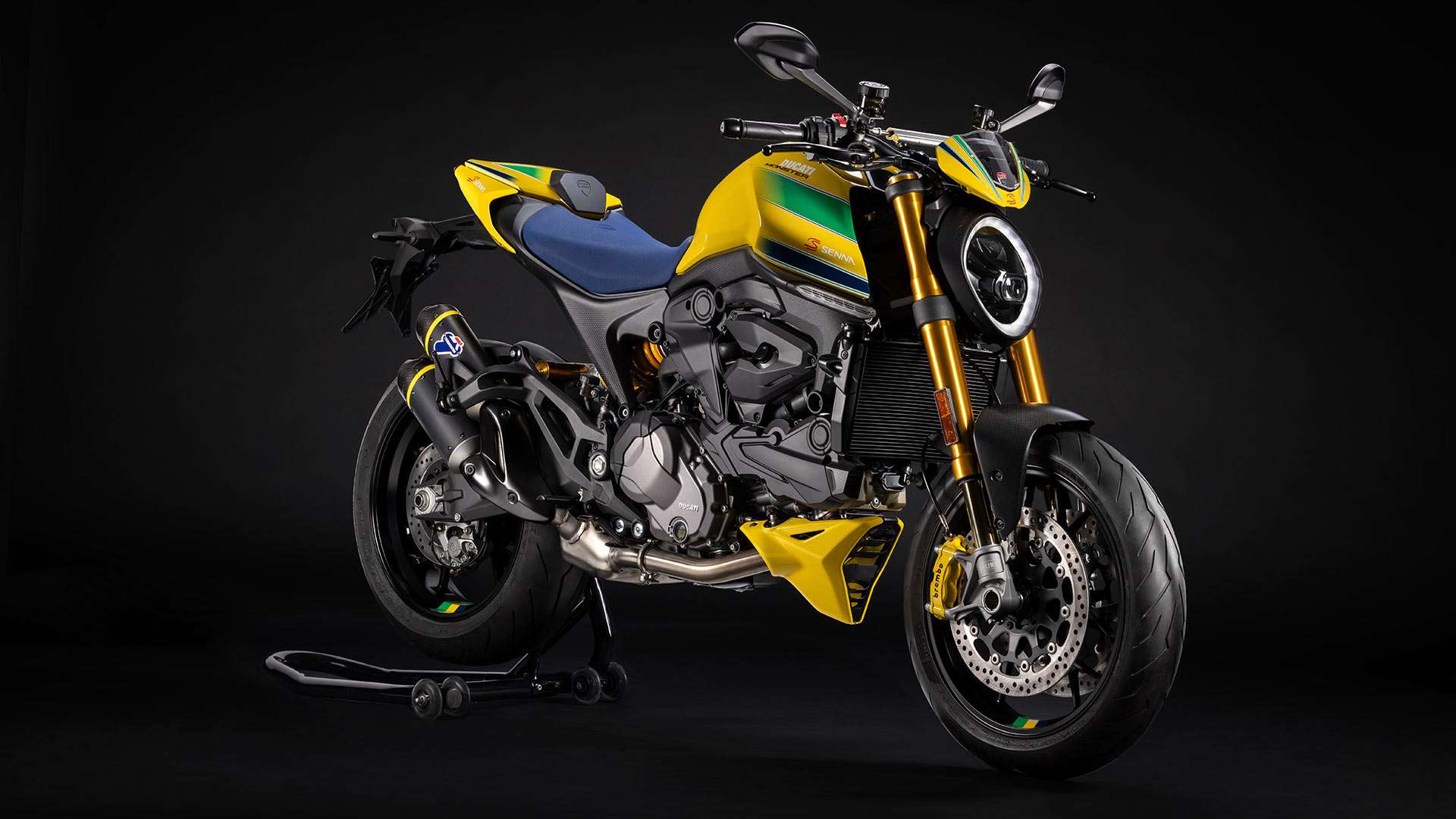 Ayrton Senna celebrated with limited edition Ducati Monster motorcycle