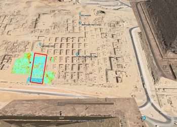 Mystery 'L-shape' structure found hidden beneath royal Giza cemetery near pyramids – and scientists say it's not natural