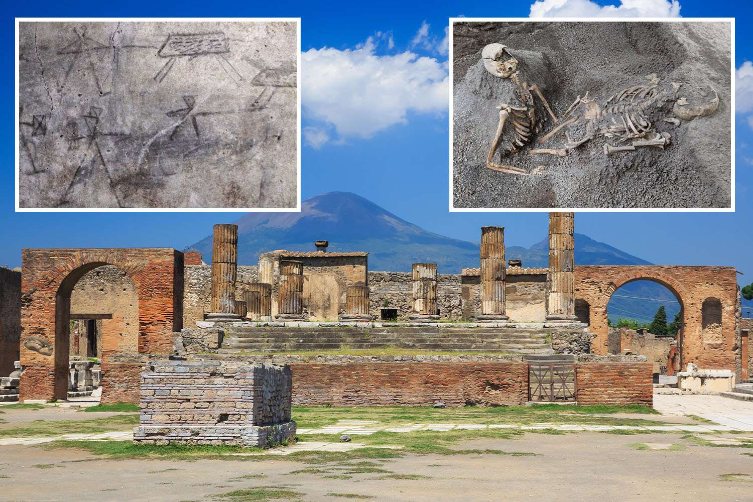 Newly discovered Pompeii graffiti reveals horrifying secret about brutal and bloody gladiator fights 2,000 years ago