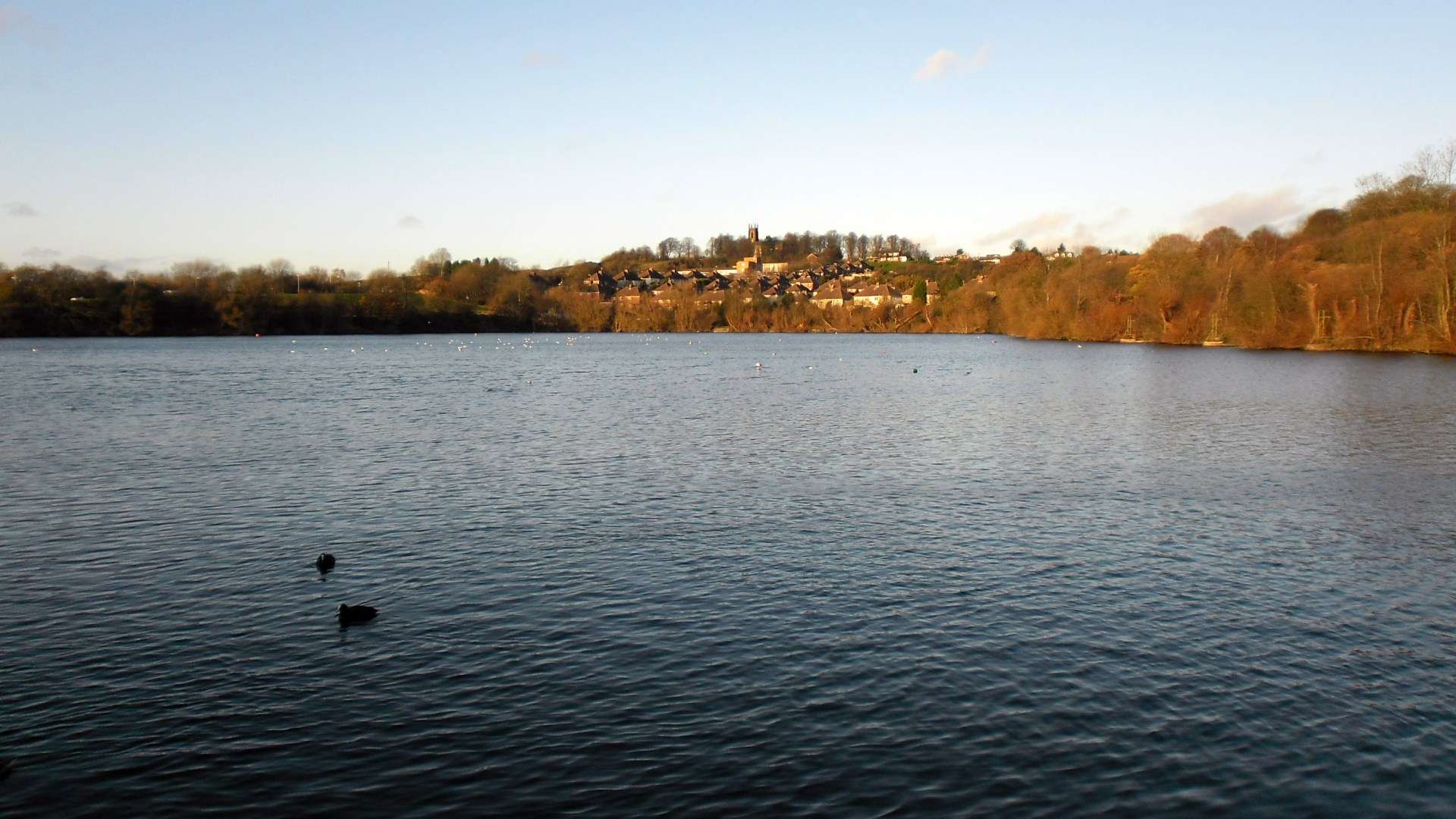 Desperate search for teenage boy who went missing while swimming in reservoir as police scramble helicopter