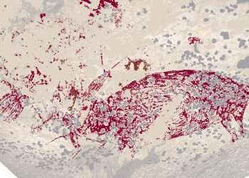 World's oldest cave art dating back more than 51,000 years has been discovered – but can you make out all the people?