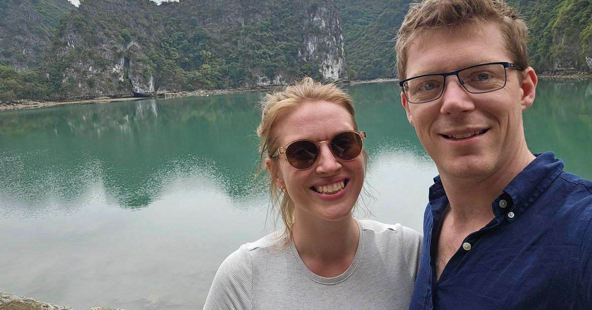 We headed to the ultimate backpacking destination for our luxury honeymoon