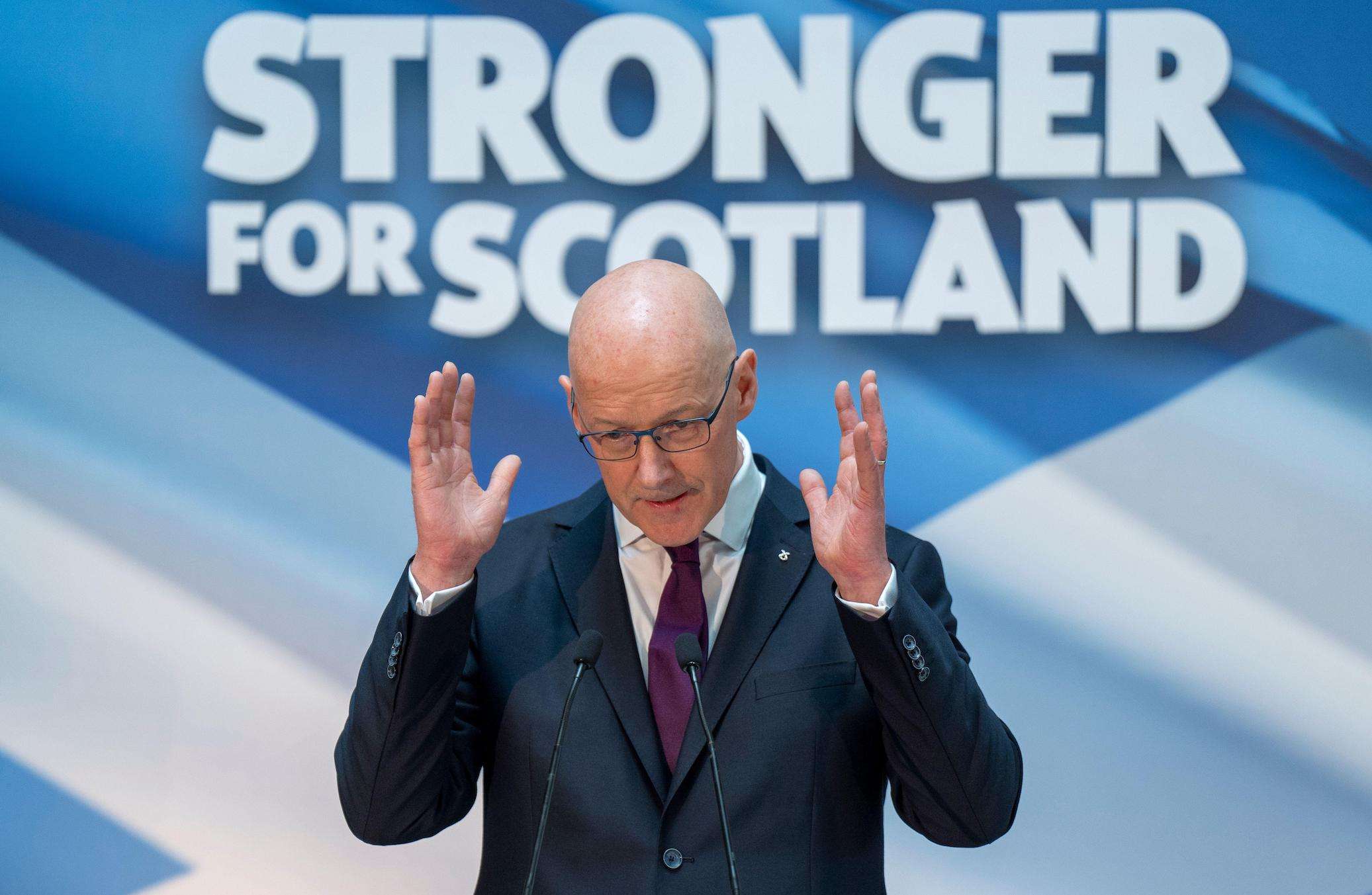 Scottish first minister John Swinney endorses Kamala Harris for US president