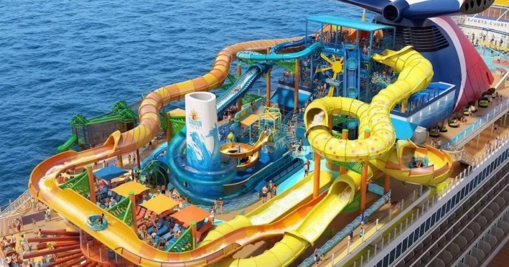 Gigantic £777,577,500 cruise ship with record-breaking water park to launch from UK