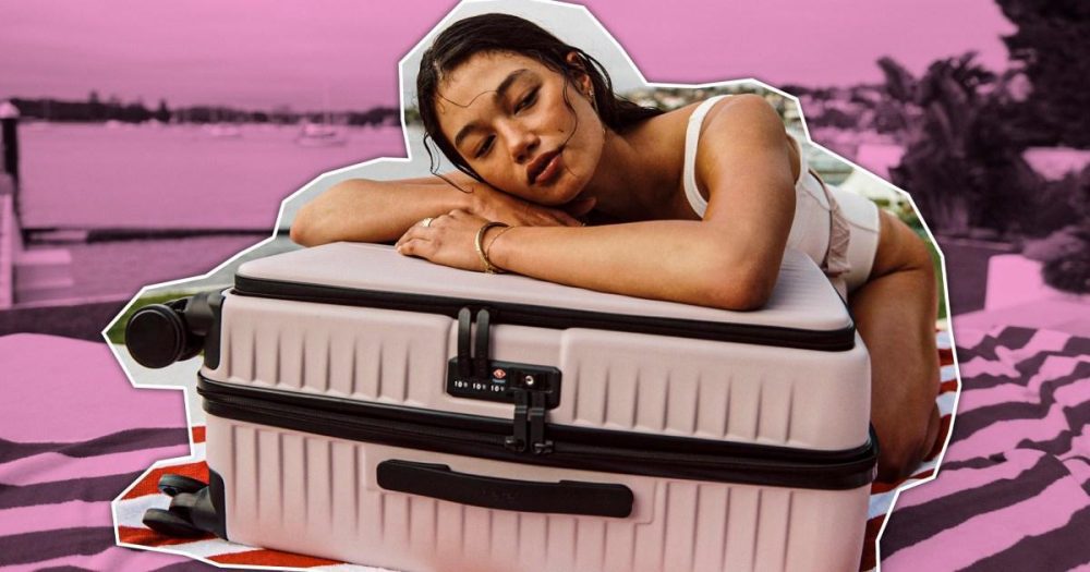 The Nere Venture suitcase is a travel essential built to last, and it’s now available in a bold pink