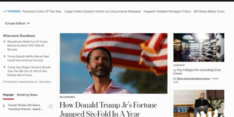 Forbes cuts up to dozens of contributing writers