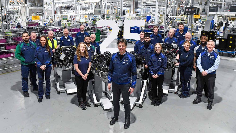 BMW's UK engine factory celebrates 25 years