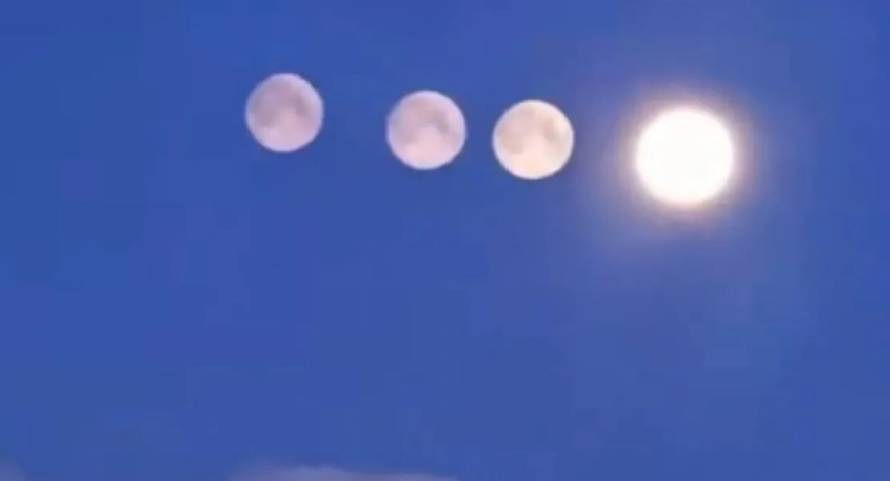 Russia saw four moons in the sky for the first time, scientists said